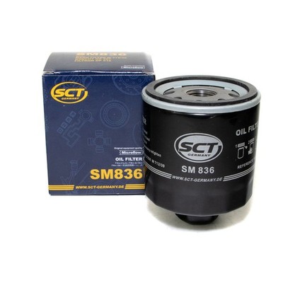 Ölfilter SCT SM836 für Audi 200 A1 2 3 Q3 Seat Mii Skoda Yeti VW UP Polo Golf