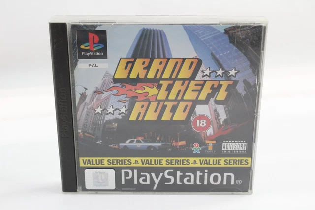 Lot 19 Grand Theft Auto Value Series PS1 w/ Map, Poster& Booklet