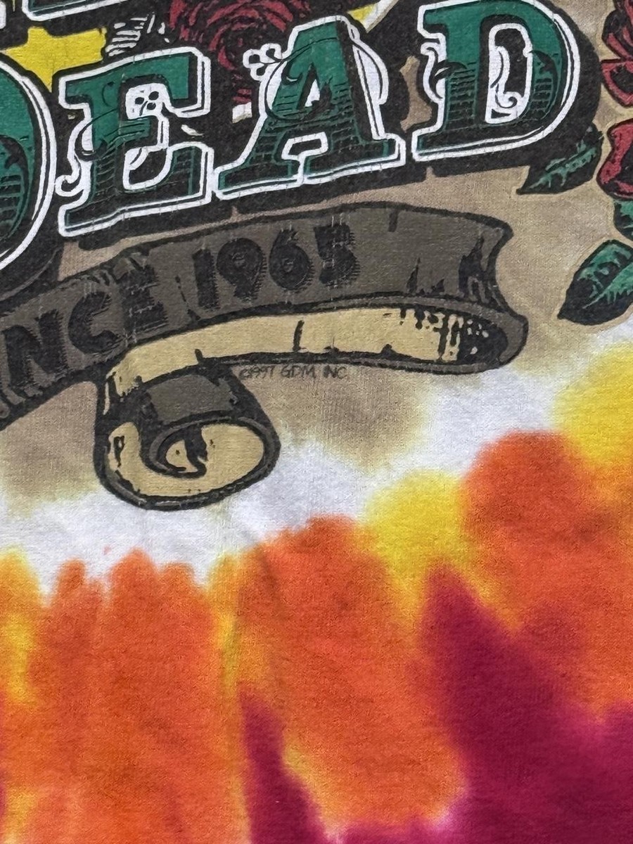 Vintage San Fran Grateful Dead Tie-Dye Tee View 3