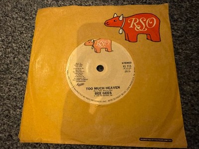 Bee Gees - Too Much Heaven - Vinyl Record 7'' Single - 1978 - RS 913