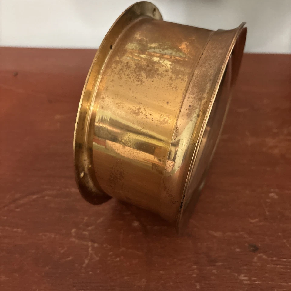 Brass Captain Tide Nautical Mariner Maritime Boat Ship Clock 7" HERMLE - Image 4 of 4
