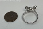 Sarah Coventry Silver Tone Butterfly Ring, 3.3g — photo 2