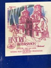 Historic Preservation Official First Day Cover Plaque Decatur House San Xavier — photo 2