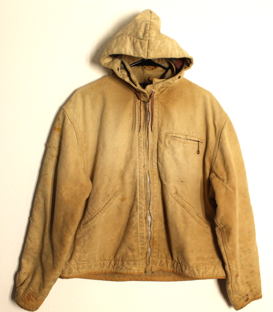 True Vtg 50s 60s CARHARTT HEADLIGHT FINCK TROY Sz 44 UNION MADE