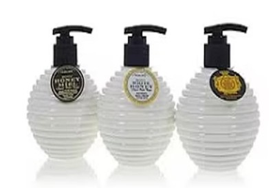 Perlier HONEY Ultra Rich Moisturizing Body Cream Honeycomb Pump Set