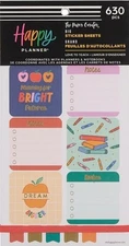 New Happy Planner Big Sticker Sheets 630 Pcs Love To Teach For Disc Bound System