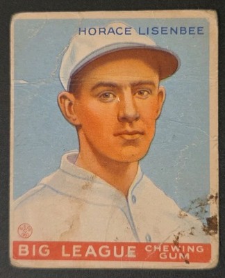1933 Goudey - Horace Hod Lisenbee #68 (RC) - Ungraded - Buffalo Bisons