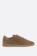 ZEGNA Dark Beige Suede Sneakers New  Authentic
