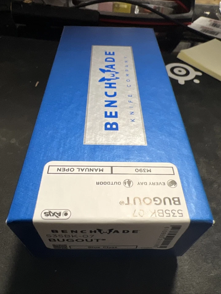 Benchmade 535BK-07 BUGOUT Latón Quemado Aluminio Nuevo Foto 3 de 4