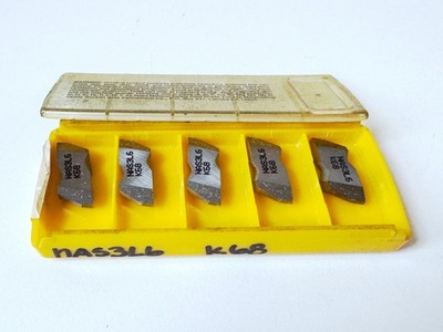 (5) KENNAMETAL NAS3L6 K68 Carbide Indexable Threading Inserts TOP NOTCH