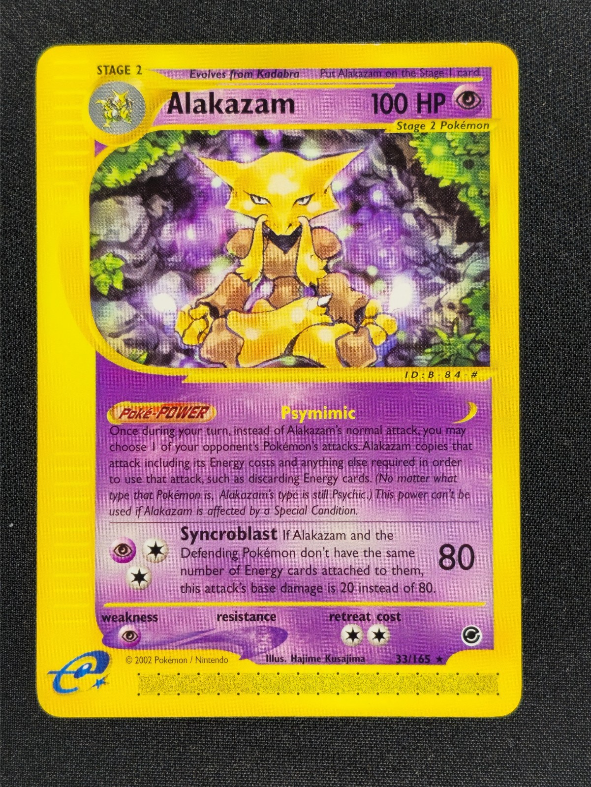 Alakazam 33 Pokemon Expedition 2002 MP 🔥🔥🔥