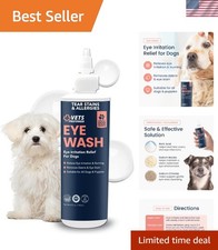 Eye Cleaner for Dogs - Dog Eye Wash Drops for Infection Tear Stain Remover ...