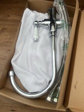 The traditional dual lever kitchen mixer tap