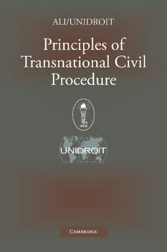 Principles of Transnational Civil Procedure by  American Law ... - 9780521706148