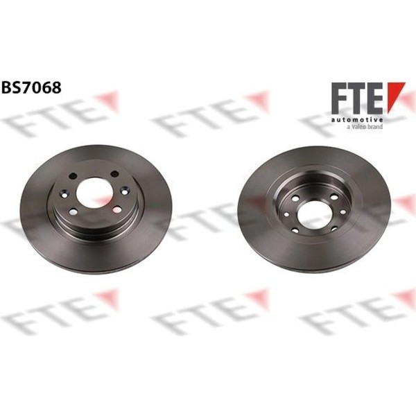 2X FTE 9072016 Bremsscheibe FüR Dacia Renault Logan Sandero Twingo Clio Stepway-image