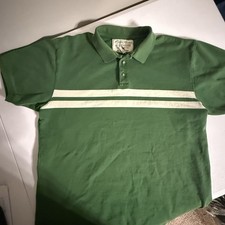 Vintage Eddie Bauer Polo Green Men  s Large