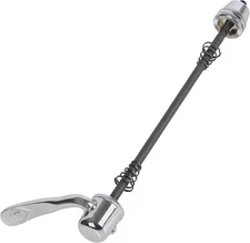 Cyclingdeal Bike Trainer Quick Release Skewer - Rear Wheel Silver 