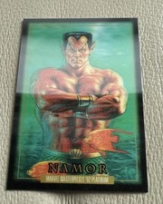 2024 Skybox Marvel Masterpieces ‘92 Platinum LENTICULAR parallel NAMOR #57