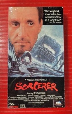 Sorcerer (VHS, 1990) SEALED WATERMARK Roy Scheider MCA