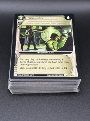 Wars TCG Decipher Nowhere to Hide Complete 55 Card Common Set all LP+