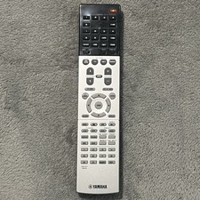 Yamaha RAV-537 ZP60120 AV Receiver Remote Control Silver Black