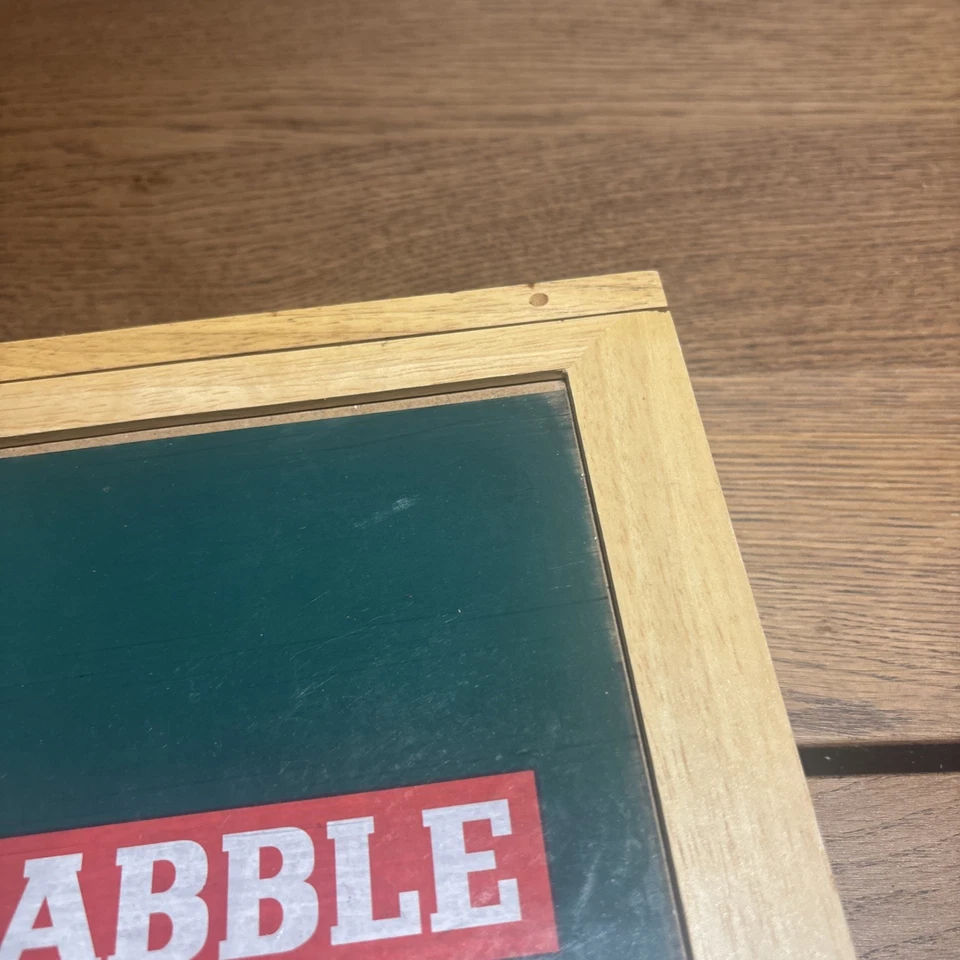 Scrabble Nostalgia Edition Game in Wooden Box Complete  - Image 4 of 4
