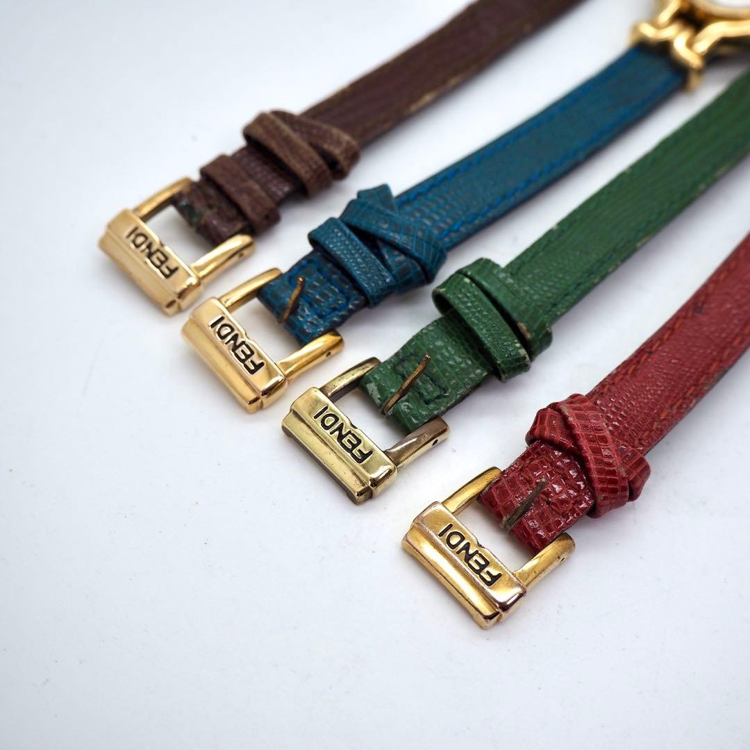 FENDI Watch with Box 640L Chameleon Gold Oval Fendi,18962 thumbnail 4