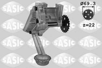Sasic ÖLpumpe 3654010 FüR JA0 Renault Dacia Megane Clio LA0 Kangoo ScéNic Thalia