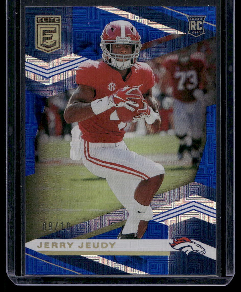 2020 Donruss Elite #103 Jerry Jeudy Blue #/10