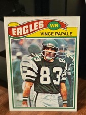 Vintage 1977 Topps Vince Papale ROOKIE RC #397 Philadelphia Eagles Football Card. rookie card picture