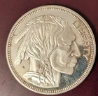 1 Troy Ounce Silver Buffalo Head Round
