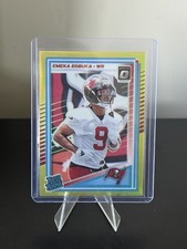 2025 Donruss Optic Emeka Egbuka Neon Yellow Rated Rookie 1/15 First on Print RC