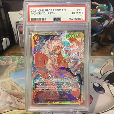 One Piece Monkey D. Luffy PRB01 SEC OP05-119 PSA 10 | eBay