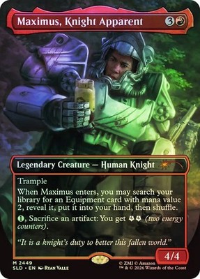 Maximus, Knight Apparent Fallout Foil MTG Magic The Gathering
