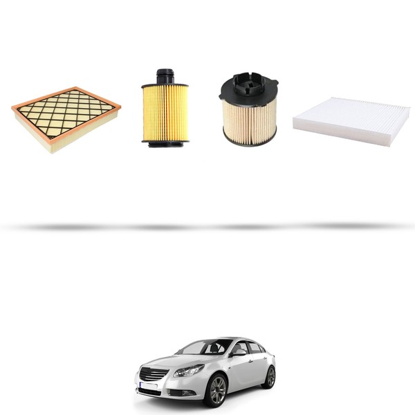 Hoffcar Wartungskit - 4 Filter FüR Opel Insignia 2.0 Cdti 96Kw Ab 2008-image