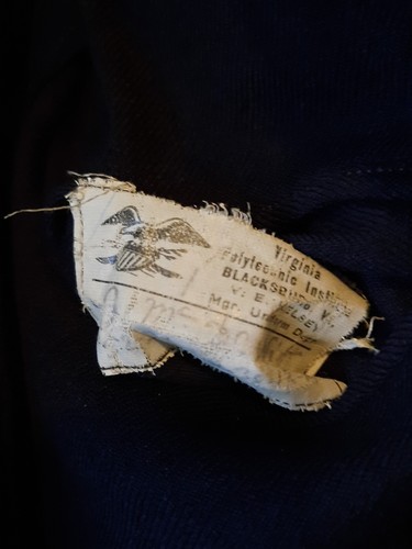 RARE WWII ERA VPI Virginia Polytechnic Institute Corps Cadets Military Coat - Picture 12 of 12