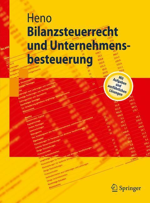 Bilanzsteuerrecht Und Unternehmensbesteuerung | Buch | 9783642019678