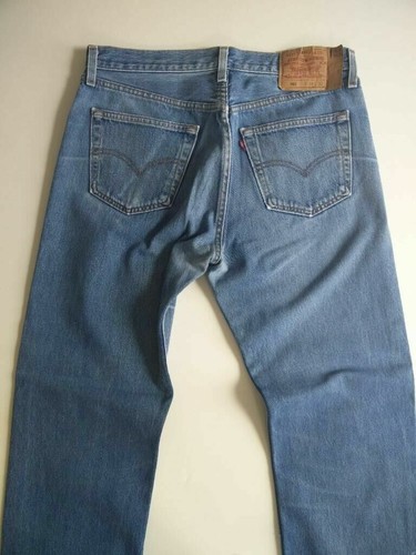 Mens Vintage Levis 501 COMPLETE LEATHER 