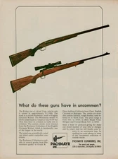 1975 Pachmayr Gunworks Circassin Walnut Stock Winchester 70 Vintage Print Ad