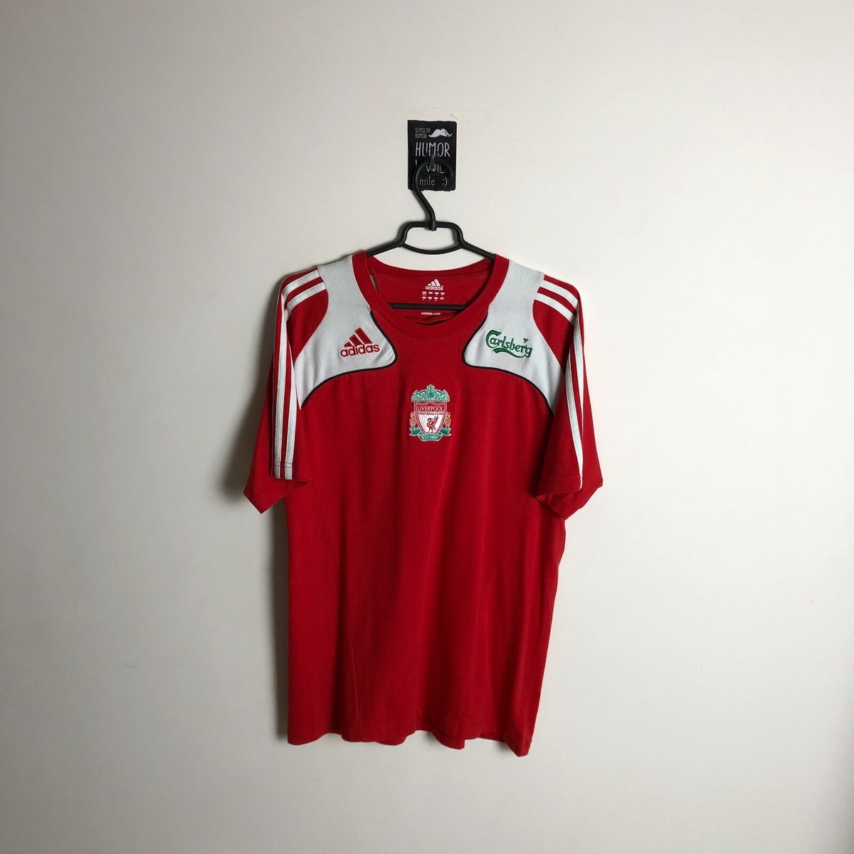 Liverpool Training Jersey Football Shirt Centre Logo Adidas
