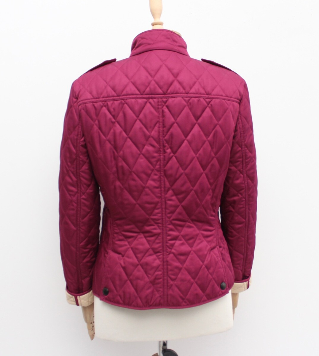 ジャケット・アウター BURBERRY BRIT BURBERRY Brit Copford Quilted Black Jacket Women's Size XS | eBay