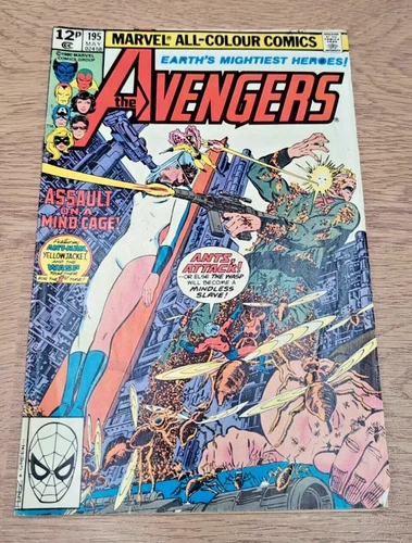 Marvel Comics Avengers #195 1980 1st Cameo Taskmaster George Perez Vintage