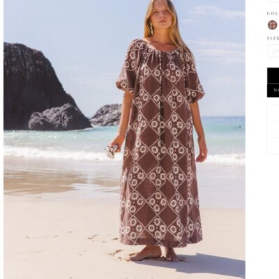 knee length dresses for ladies Dahlia Floral Midi Dress main image 0