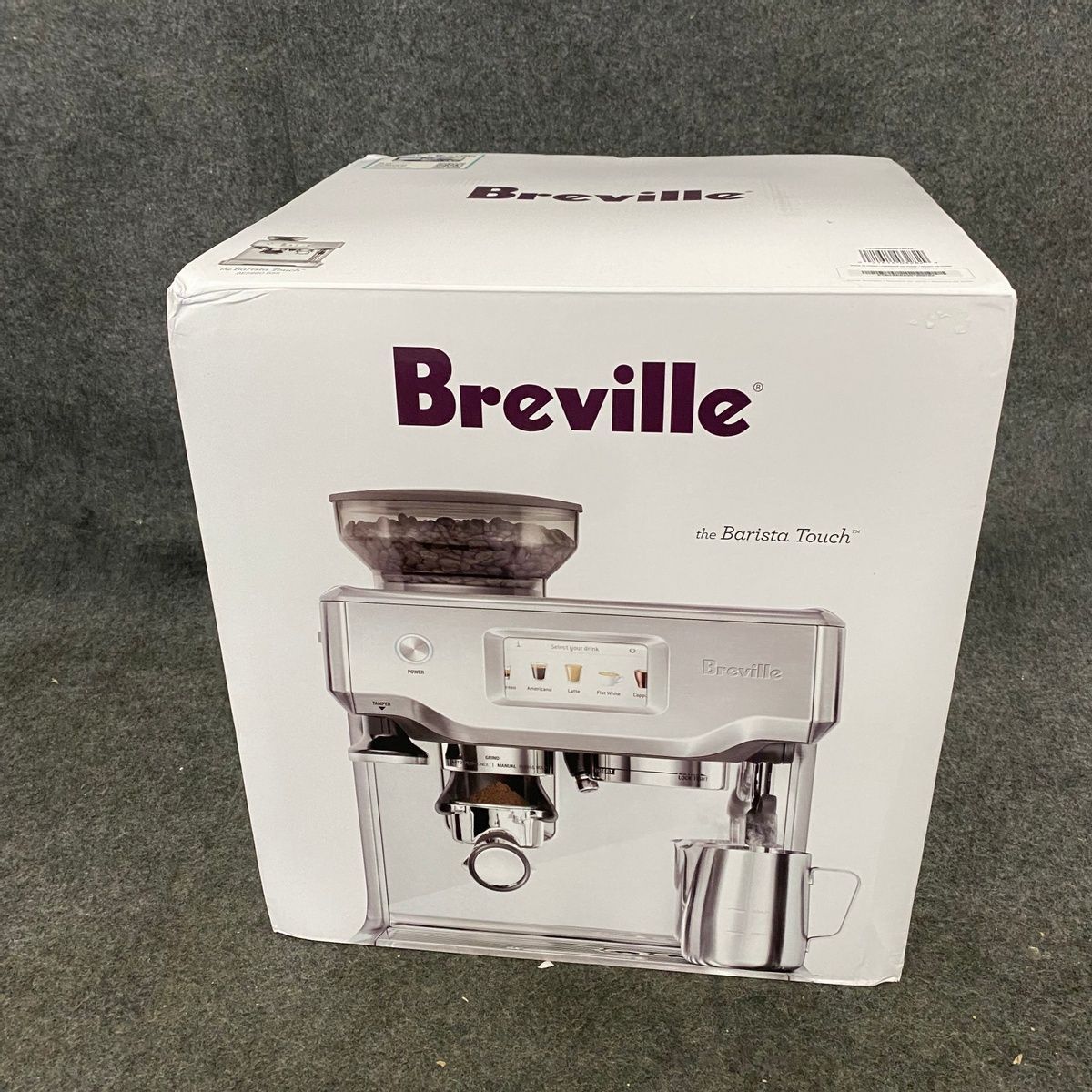 BREVILLE The Barista Touch Coffee Maker and Milk Frother, Stainless