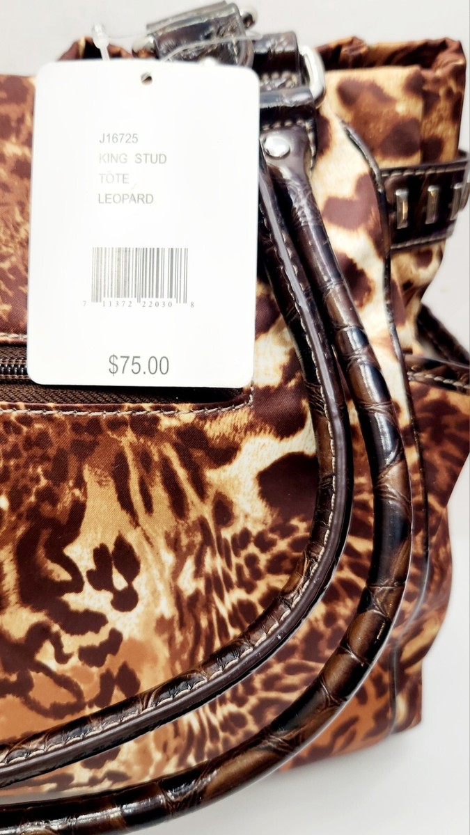 Genna De Rossi Women's Large Leopard Print Handbag/Purse/Tote w