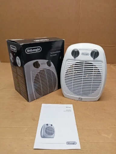 De'Longhi HVA3220 NEW 2000W 2 Settings Upright Portable Fan Heater White,  H943. | eBay