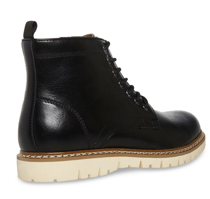 Men's Steve Madden Black Zipper Ankle Boots Size Chukka Brand