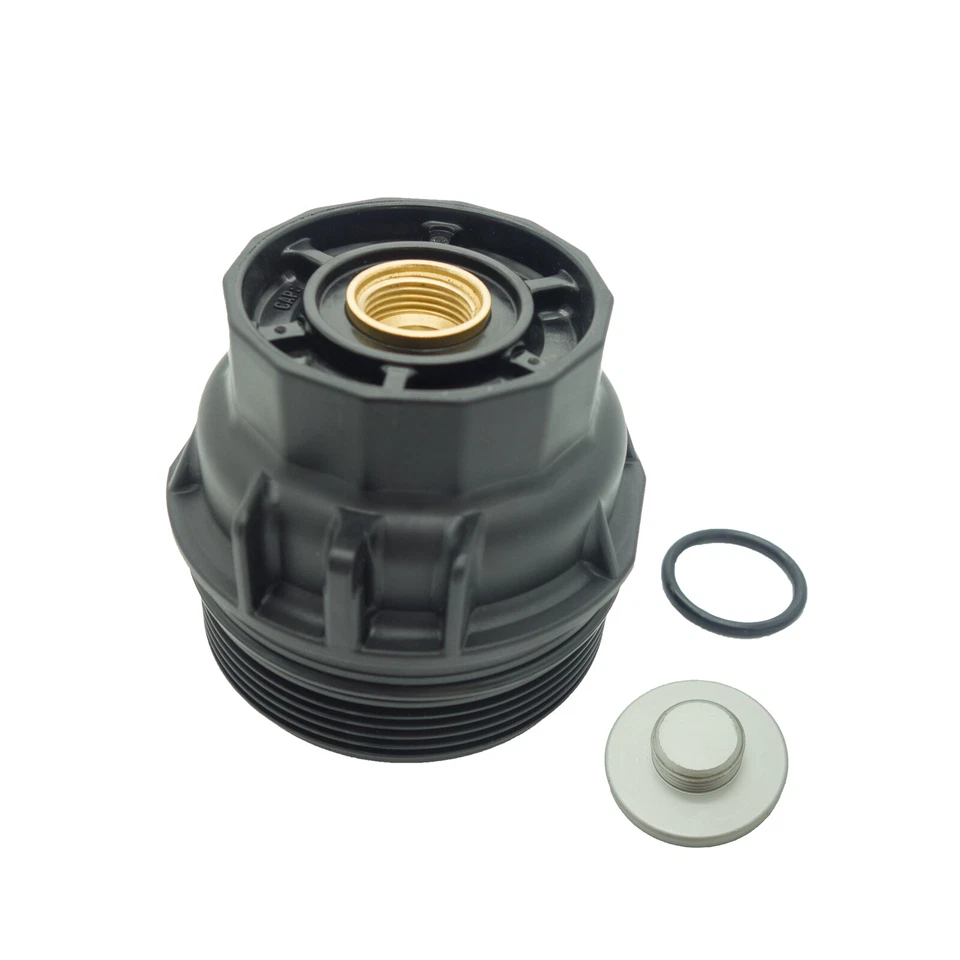 PARA TOYOTA LEXUS SCION MOTOR FILTRO ACEITE CARCASA TAPA SOPORTE 15620-36020 CON TAPÓN Foto 3 de 4