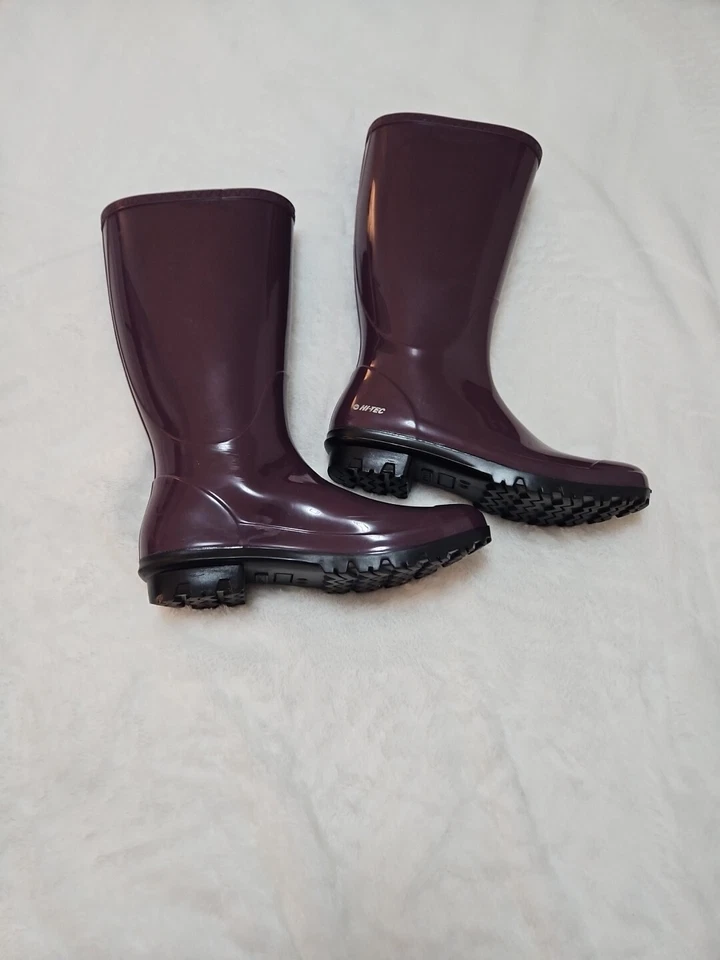 BOTA DE LLUVIA HI-TEC PADDINGTON SHINY ciruela para mujer 9  Foto 4 de 4