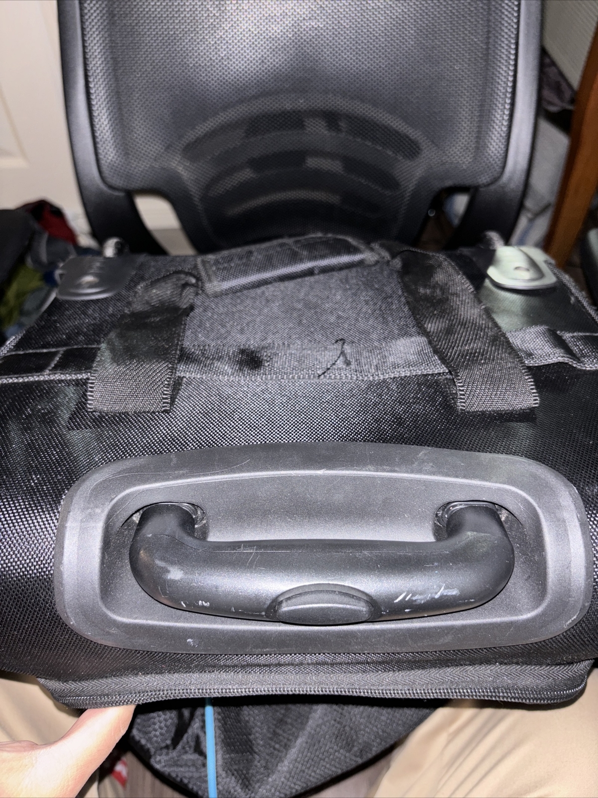 TPRC 15Inch Smart under Seat Roller CarryOn Luggage Telescopic Handle